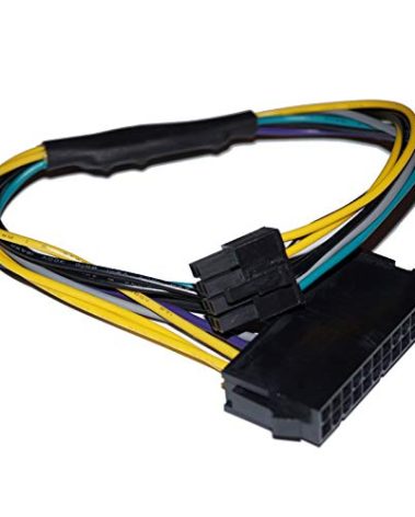 24 Pin to 8 Pin ATX Power Supply Adapter Cable for DELL Optiplex PC Computers