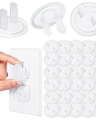 Thyle 750 Pcs Outlet Covers Bulk Child Baby Proofing Plug Covers for Electrical Outlets Easy Install Socket Sturdy Safe Secure Baby Proofing Kit for Home Office Bulk
