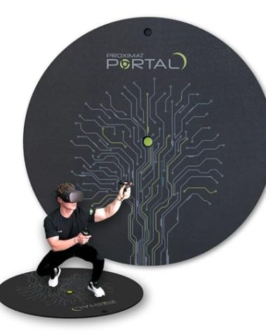VR Mat - 42" ProxiMat ® Metaverse Portal - X-Large Mat for Virtual Reality - Play with Both Feet on The Mat