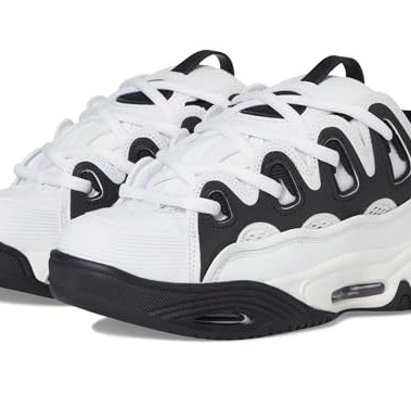 Osiris Men's D3 2001 Skate Shoe, White/White/Black, 5