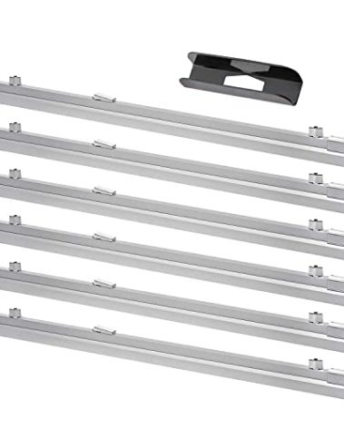 Adir Blueprint Clamp 24 Inches - Blueprint Clips, Blueprint Binding Strips, Architectural Blueprint Binders for Blue Print Organizers, Poster, Maps & Construction Plan Holder (Pack of 6)