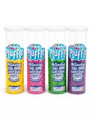 Educational Insights Pluffle® 4-Pack - Sensory Bin Foam Set, No Mess Alternative to Sand Toys & Slime for Toddlers, Fun Sensory Table Filler for Home or Classroom, Gift for Kids Ages 3+