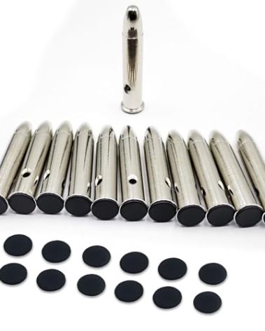 Angeebin Training Snap Caps for Dry Fire Training Dummy Rounds Practice Safe Loading Firing (22WMR-12pcs)