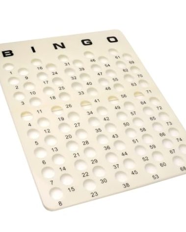 GSE Games & Sports Expert Professinal Bingo Master Board for 1.5" Balls, Bingo Calling Board for Parties, Large Groups, Family Game Night