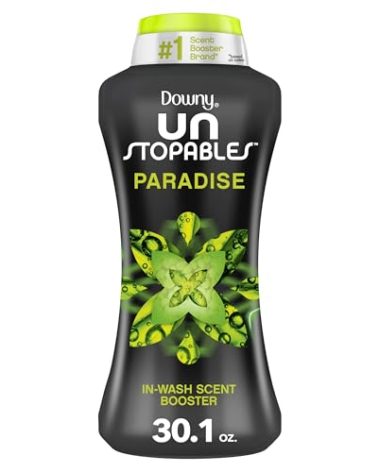 Downy Unstopables In Wash Scent Booster Beads, Paradise Scent, 30.1 oz, Laundry Beads for Odor Protection, Downy Scent Booster Beads, Laundry Scent Boosters