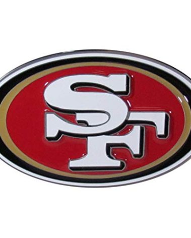 Siskiyou Sports NFL San Francisco 49ers Large Logo Hitch Cover, Class II & III
