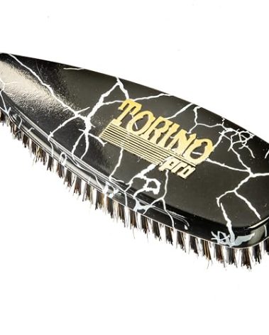 Torino Pro Wave brush #252- Hard Pointy Palm Shower Brush - Reinforced Bristles -Great for Wolfing