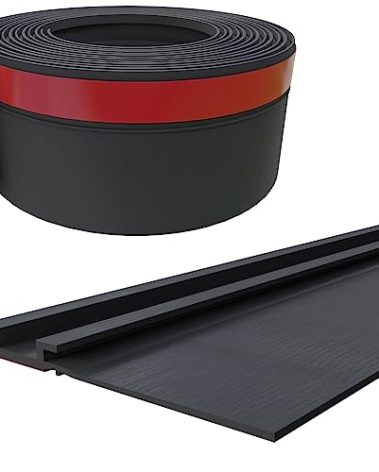 RV Slide Out Seal, Wiper Stripping Sealing System, 35 Feet Black Reusable Rubber Seal for Home RV (Slat Shape Sticker,1/2 x 2.48 Inch x 35')