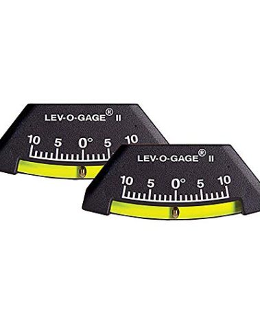 Sun Company Lev-o-gage II - RV Levels (2-Pack) - Made in USA | Leveling System for RV, Camper, or Pop Up Trailer | High Visibility Ball Level (No Bubble)