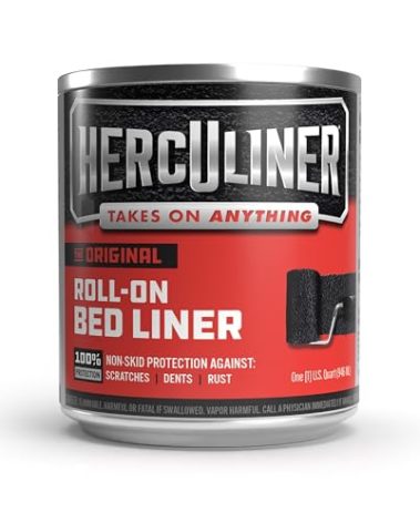 J-B Weld HERCULINER Truck Bed Liner, Black, 1 Quart