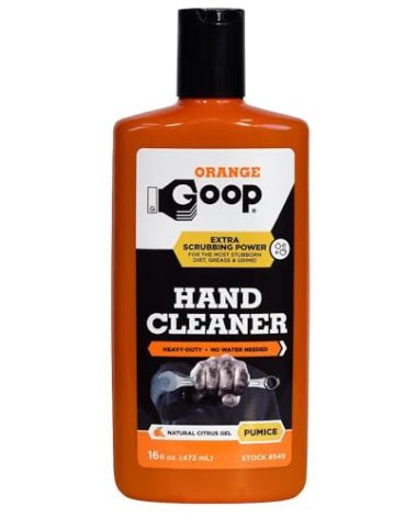 GOOP Orange Liquid with Pumice Multi-Purpose Waterless Hand Cleaner - 16 oz Flip-Top Bottle