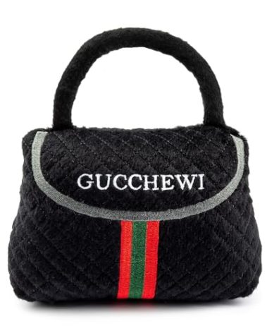 Dog Diggin Designs Runway Pup Collection | Unique Squeaky Parody Plush Dog Toys – Haute Couture Purses & Handbags