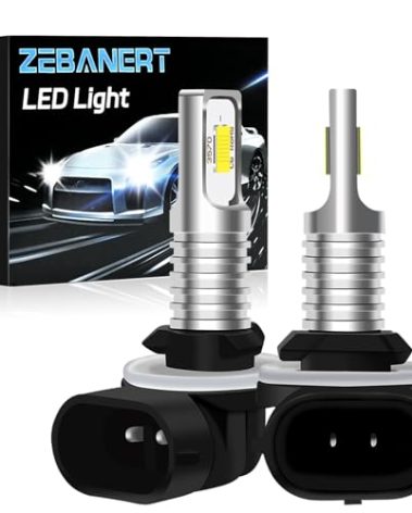 ZEBANERT 894/886 Fog light Fit For 2014 2015 2016 2017 2018 2020 2021 2022 Honda Pioneer 500 520 700 Light Bulbs, 400% Brightness6000K White, Fog light bulbs,Turn signal bulbs,2-Pack