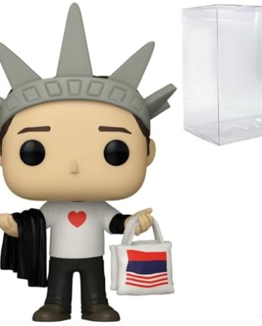 POP TV: Friends - Chandler Bing in New York Funko Vinyl Figure (Bundled with Compatible Box Protector Case), Multicolored, 3.75 inches