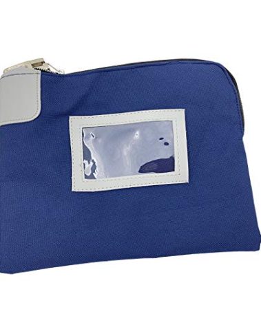 Heavy Duty Commercial 7-Pin 11" Locking Bank Security Money Cash Bag w/Pop Up Lock, 2 Keys (1/5/25/100/500) (1 pc)