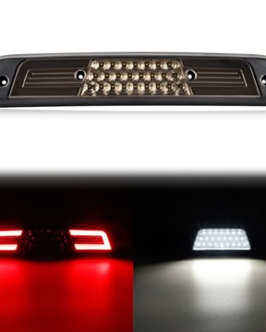 SHINEFIT LED Third Brake Light Smoked Compatible with 2019 2020 2021 2022 2023 2024 RAM 1500 Rear High Mount 3rd Brake Lights (NOT for Classic model)