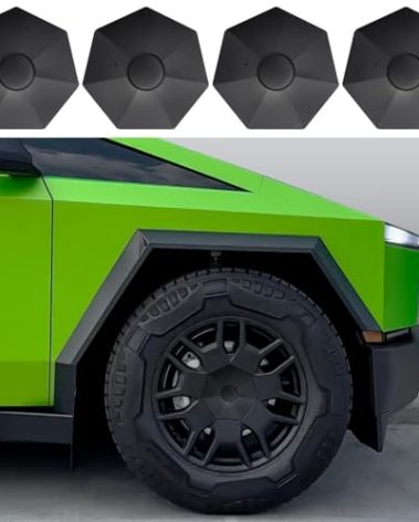 4PCS Wheel Hub Caps for Cybertruck, Wheel Center Hub Caps Cover for Tesla Cyberturck 2024 Accessories