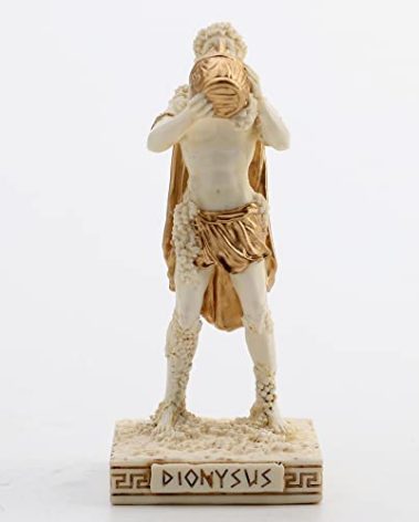 Veronese Design Dionysus Greek God of Wine Resin Figurine
