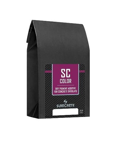 SureCrete SC Color Pack | Smoke | .5 lb | Concrete Powder Color Additive for Overlays and Casting Products