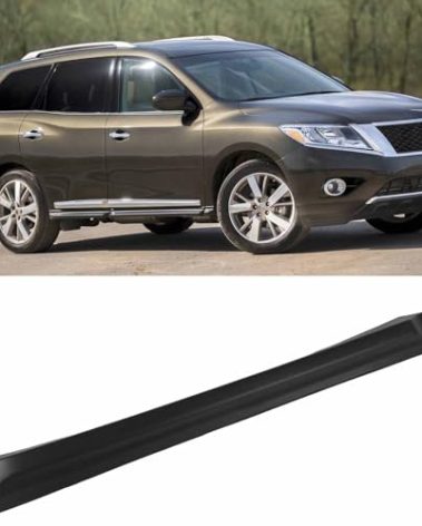 PFRREOR Lower Door Molding for Nissan Pathfinder 2013 2014 2015 2016 Replacement 808773KA0A NI1304103 808763KA0B NI1305103 82877-3KA0A 82877-3KA0B 82876-3KA0A 82876-3KA0B (Passenger Side Front)