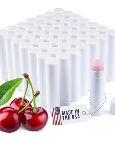 Lip Balm Bulk Unlabeled - Made in USA Bulk Chapstick - Natural Ingredients Vitamin E Shea Butter - Custom Chapstick Bulk For Party & Wedding Favors