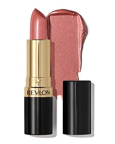 Revlon Super Lustrous Lipstick, Creamy Formula For Soft, Fuller-Looking Lips, Moisturized Feel, 619 Rose & Shine, 0.15 oz