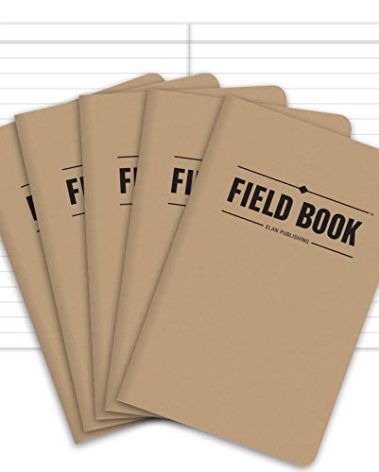 ELAN Publishing Company Publishing ELAN-FN-003A Field Notebook, 3.5" x 5.5", Lined Memo Book, Kraft