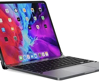 Brydge 11.0 Pro+ Wireless Keyboard with Trackpad | Compatible with iPad Pro 11-inch (1st, 2nd & 3rd Gen) | Native Multi-Touch Trackpad | Backlit Keys | (Space Gray)