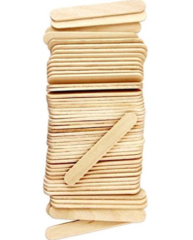 1000 Sticks, Mini Size Natural Wood Craft Popsicle Sticks 2.5 Inch for Kids Crafts, STEAM Supply by CraftySticks