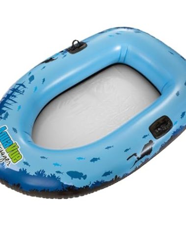 Sieco Design AQUAVUE Voyager, Clear Bottom Inflatable Raft, for Kids and Adults
