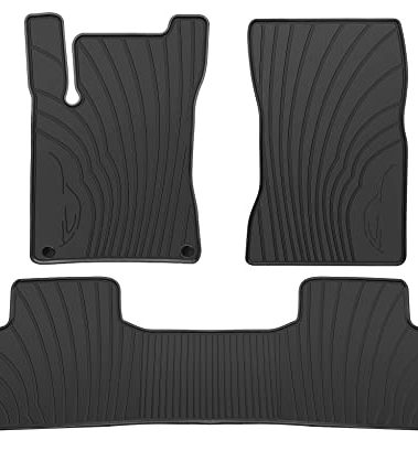 Lwope Car Floor Mats Custom Fit for Mercedez Benz GLB 250 200 35 AMG 2020-2025 Black Rubber All Weather Protection Auto Floor Liners Heavy Duty Odorless
