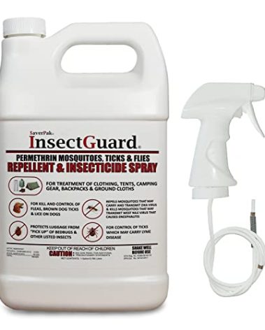 $averPak InsectGuard Permethrin Mosquitoes, Ticks and Flies Repellent & Insecticide Spray Gallon (128oz)