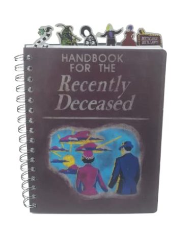 Beetlejuice Tab Journal Notebook, Spiral Bound, 144 Lined Pages, 8 x 7 inche