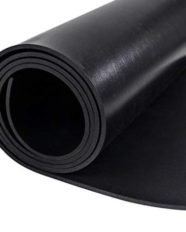TORRAMI Neoprene Rubber Sheet Roll 1/8 (.125) Inch Thick x 12 Inch Wide x 48 Inch Long for DIY Gaskets, Pads, Seals, Crafts, Flooring,Cushioning of Anti-Vibration, Anti-Slip