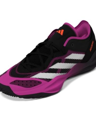 adidas Unisex-Adult Adizero Select 2.0, Black/Purple Burst/Aurora Black, 9