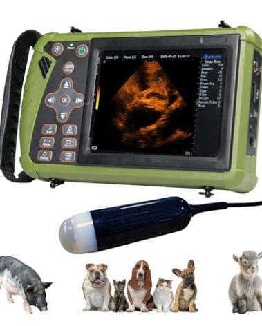 DAWEIanimed S0 Vet Ultrasound Machine for Pregnancy Veterinary Ultrasound Scanner with 3.5Mhz Convex Probe for Dog,Cat,Goat,Pig