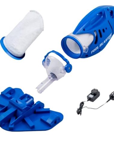 POOL BLASTER Max Cordless Pool Vacuum for Deep Cleaning & Strong Suction, Handheld Rechargeable Swimming Pool Cleaner for Inground and Above Ground Pools, Hoseless Pool Vac by Water Tech
