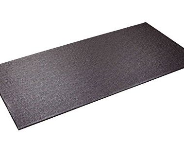Supermats Heavy Duty Equipment Mat 13GS Made in U.S.A. for Indoor Cycles Recumbent Bikes Upright Exercise Bikes and Steppers (2.5 Feet x 5 Feet) (30-Inch x 60-Inch) (76.2 cm x 152.4 cm) , Black