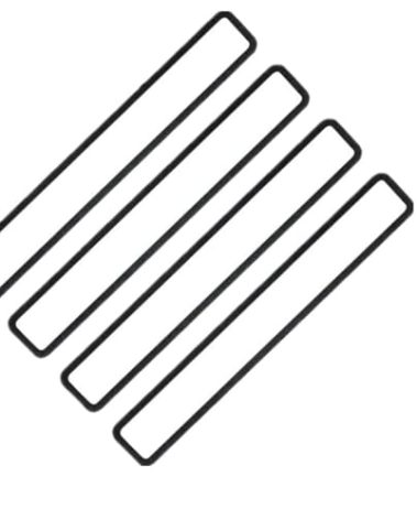 BYSOL 176870000000 (4pcs) for Foodsaver Replacement Gaskets FM2000 FM3900 VS2110 GM2050, GM2150, FM2000, FM2010, FM2100, FM2110, FM2400, FM3600 Series Vacuum Sealers (4)