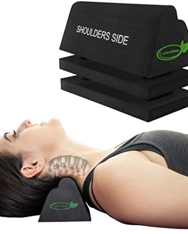 Lumia Wellness Cervical Orthotic Traction Block, Firm, Spinal & Neck Alignment, Cervical Traction Device & Neck Stretcher