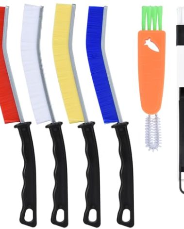 6Pcs Crevice Cleaning Brush,Cleaning Supplies Cleaning Brush Tools Crevice Cleaning Brushes for Household Use Bathroom Tiles Kitchen Practical and Durable
