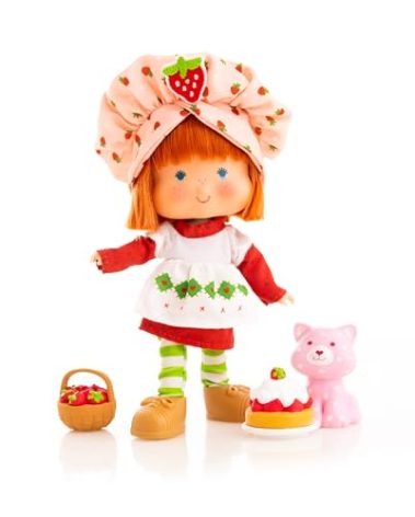 Strawberry Shortcake 'Limited Edition' Classic Version Strawberry Shortcake 5.5-inch Poseable Sweet Scented Fashion Doll with 4 Surprise Reveal Accessories