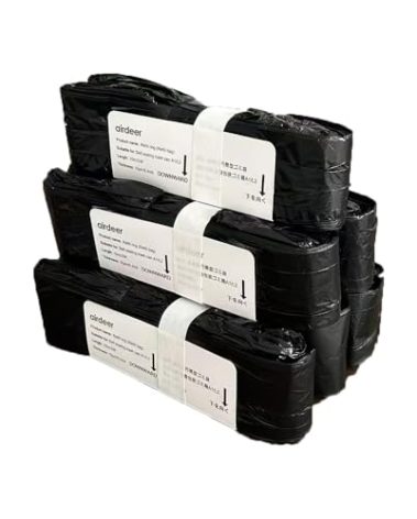 Airdeer Refill Bag Ring, Trash can bags, 10m continuous garbage bag, Designed for Airdeer Self-sealing Smart Trash Can(A1/L2, Pack of 6)