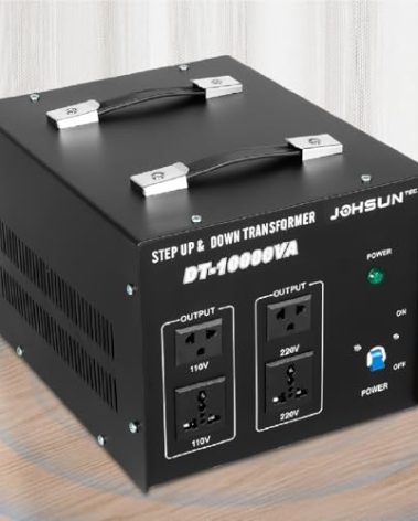 8000W/10000W Voltage Converter Transformer Step Up/Down 110V/220V Heavy Duty Transformer Power Converter Automatic Voltage Regulator Voltage Converter Circuit Breaker Protection (DT-10000VA)