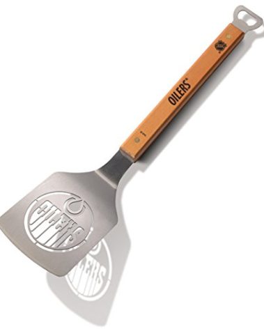 YouTheFan NHL Edmonton Oilers Classic Series Sportula Stainless Steel Grilling Spatula, 18 1/2" x 4"