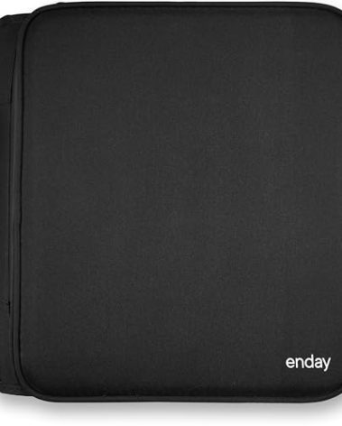 Zipper Binder 3 Ring, Large 2 Inch Binder with Zipper, 880 Sheet Capacity with Durable Handle, Multiple Pockets School Organizer, Black - by Enday