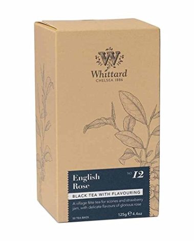 Whittard Tea English Rose 50 Traditional Teabags