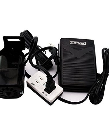 Home Sewing Machine Motor & Pedal W/ Light & Motor Block 110 Volt 90W 7000RPM