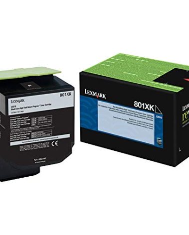 Lexmark 80C1XK0 Toner Cartridge, Black - in Retail Packaging