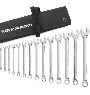 GEARWRENCH 18 Pc. 12 Pt. Combination Wrench Set, Long Pattern, SAE - 81917